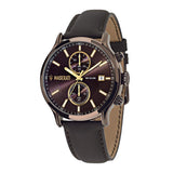 Maserati Epoca Chronograph Brown Dial Brown Leather Watch For Men - R8871618006