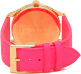 Gucci G Timeless Quartz Pink Dial Pink Leather Strap Watch For Women - YA1264115