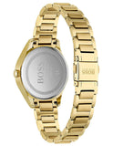 Hugo Boss Grand Course Gold Dial Gold Steel Strap Watch for Women - 1502584