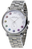 Marc Jacobs Marc White Dial Silver Steel Strap Watch for Women - MBM3420