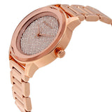 Michael Kors Slim Runway Rose Gold Dial Rose Gold Steel Strap Watch for Women - MK3591