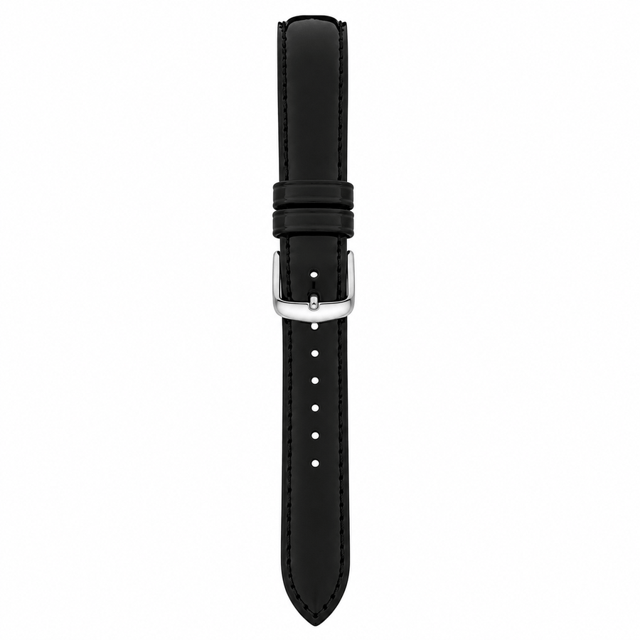 Michele Serein Mother of Pearl Dial Black Leather Strap Watch for Women - MWW21B000011