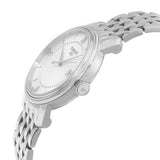 Tissot T Classic Bridgeport Silver Dial Silver Mesh Bracelet Watch For Men - T097.410.11.038.00