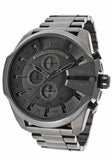 Diesel Mega Chief Chronograph Grey Dial Gunmetal Men's Watch - DZ4282