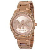 Michael Kors Tibby Quartz Rose Gold Dial Rose Gold Steel Strap Watch For Women - MK6880