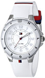 Tommy Hilfiger White Dial White Rubber Strap Watch for Women - 1781271