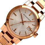 Burberry The City Rose Gold Dial Rose Gold Steel Strap Watch for Women - BU9146