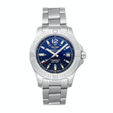 Breitling Colt Automatic 44mm Blue Dial Silver Steel Strap Mens Watch - A1738811/C906/173A