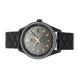 Tag Heuer Carrera Quartz 39mm Diamond Anthracite Dial Black Leather Strap Watch for Women - WAR1115.FC6392