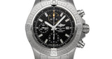 Breitling Avenger Chronograph 45mm Black Dial Silver Steel Strap Watch for Men - A13317101B1A1