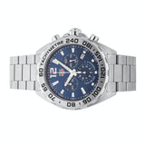 Tag Heuer Formula 1 Chronograph Blue Dial Silver Steel Strap Watch for Men - CAZ101K.BA0842