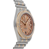 Breitling Chronomat Automatic 36 Diamonds Brown Dial Two Tone Steel Strap Watch for Women - U10380591K1U1