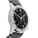 Breitling Avi Ref. 765 1953 Re-Edition Black Dial Black Leather Strap Watch for Men - AB0920131B1X1