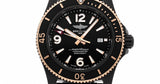 Breitling Superocean Automatic 46mm Black Dial Black Rubber Strap Watch for Men - U17368221B1S1