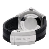 Breitling Superocean Automatic 44 Turquoise Dial Black Rubber Strap Watch for Men - A17376211L2S1