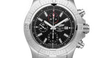 Breitling Super Avenger Chronograph 48 Black Dial Silver Steel Strap Watch for Men - A13375101B1A1