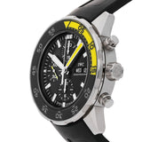 IWC Aquatimer Automatic Chronograph Black Dial Black Rubber Strap Watch for Men - IW376709