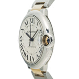 Cartier Ballon Bleu de Cartier Silver Dial Two Tone Steel Strap Watch for Women - W2BB0030