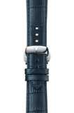 Tissot Chemin Des Tourelles Powermatic 80 Blue Dial Blue Leather Strap Watch for Men - T099.407.16.047.00