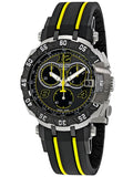 Tissot T Race Thomas Luthi Chronograph Grey Dial Black Rubber Strap Watch For Men - T092.417.27.067.00