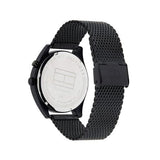 Tommy Hilfiger Deacon Analog Black Dial Black Mesh Bracelet Watch for Men - 1791547