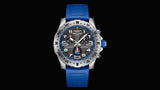 Breitling Endurance Pro Ironman World Championship Grey Dial Blue Rubber Strap Watch for Men - E823103A1M1S1