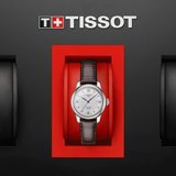 Tissot T Classic Le Locle Automatic Silver Dial Brown Leather Strap Watch For Women - T006.207.16.038.00