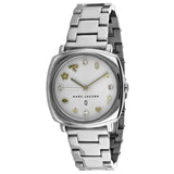 Marc Jacobs Mandy Silver Dial Silver Steel Strap Watch for Women - MJ3572