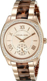 Michael Kors Bryn Rose Gold Dial Two Tone Steel Strap Watch For Women - MK6276