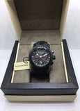 Burberry The Endurance Chronograph Black Dial Black Rubber Strap Watch For Men - BU9802