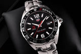 Tag Heuer Formula 1 Quartz Senna Limited Edition Black Dial Silver Steel Strap Watch for Men - WAZ1012.BA0883