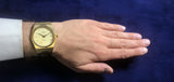 Tissot PRX Champagne Yellow Gold Dial Gold Steel Strap Watch for Men - T137.410.33.021.00