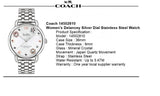 Coach Delancey White Dial Silver Steel Strap Watch for Women - 14502810