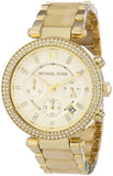 Michael Kors Parker Gold Dial Gold Steel Strap Watch for Women - MK5632