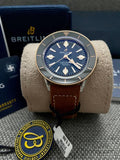 Breitling Superocean Heritage '57 Black Dial Brown Leather Strap Watch for Men - U10370121B1X1