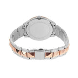 Michael Kors Runway Mercer Crystals Silver Dial Two Tone Steel Strap Watch For Women - MK6716