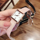 Michael Kors Lake Quartz White Dial Pink Leather Strap Watch For Women - MK2763