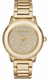 Michael Kors Kinley Gold Dial Gold Steel Strap Watch for Women - MK6209