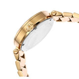 Michael Kors Parker Analog Crystals Gold Dial Gold Steel Strap Watch For Women - MK7283