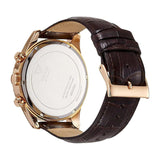 Guess Pursuit Chronograph Brown Dial Brown Leather Strap Watch for Men - W0500G3