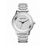 Michael Kors Kinley Diamond Pave Silver Dial Silver Steel Strap Watch for Women - MK5996