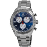 Tissot PRS 516 Chronograph Blue Dial Blue Steel Strap Watch for Men - T131.617.11.042.00