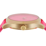 Gucci G Timeless Quartz Pink Dial Pink Leather Strap Watch For Women - YA1264115