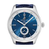 Breitling Premier Automatic 40mm Blue Dial Blue Leather Strap Mens Watch - A37340351C1P2