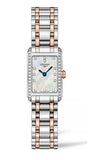 Longines Dolcevita Diamonds Mother of Pearl White Dial Two Tone Steel Strap Watch for Women - L5.258.5.89.7