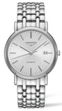 Longines Presence 38.5mm Automatic Silver Dial Silver Mesh Bracelet Watch for Men - L4.921.4.72.6