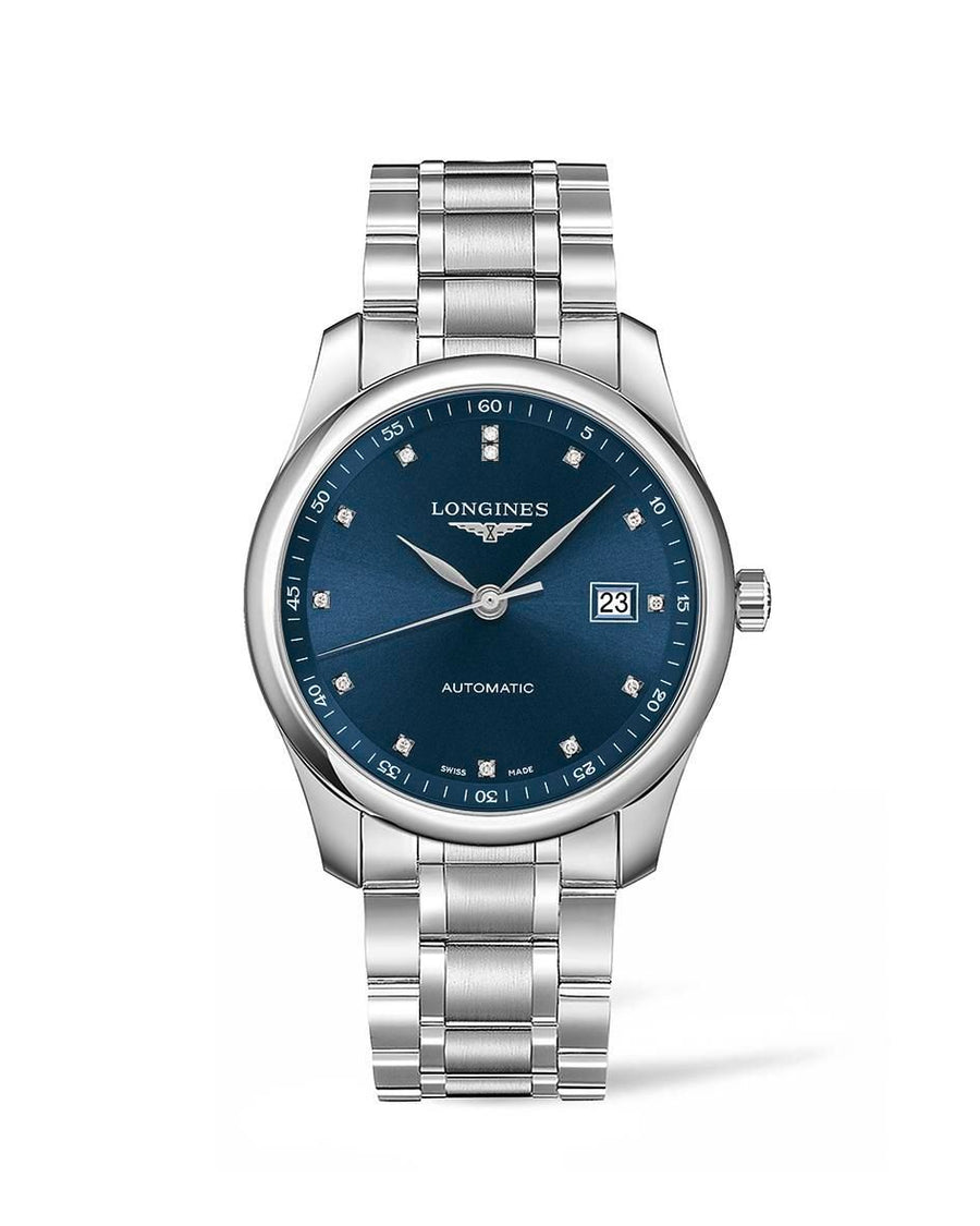 Longines Master Collection Automatic 40mm Blue Dial Silver Steel Strap Watch for Men - L2.793.4.97.6