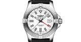 Breitling Avenger Automatic GMT 43 White Dial Black Nylon Strap Watch for Men - A32397101A1X1