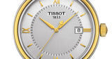 Tissot T Classic Bridgeport Silver Dial Two Tone Mesh Bracelet Watch For Men - T097.410.22.038.00