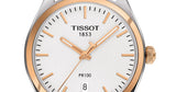 Tissot T Classic PR 100 Quartz White Dial Brown Leather Strap Watch for Men - T101.410.26.031.00